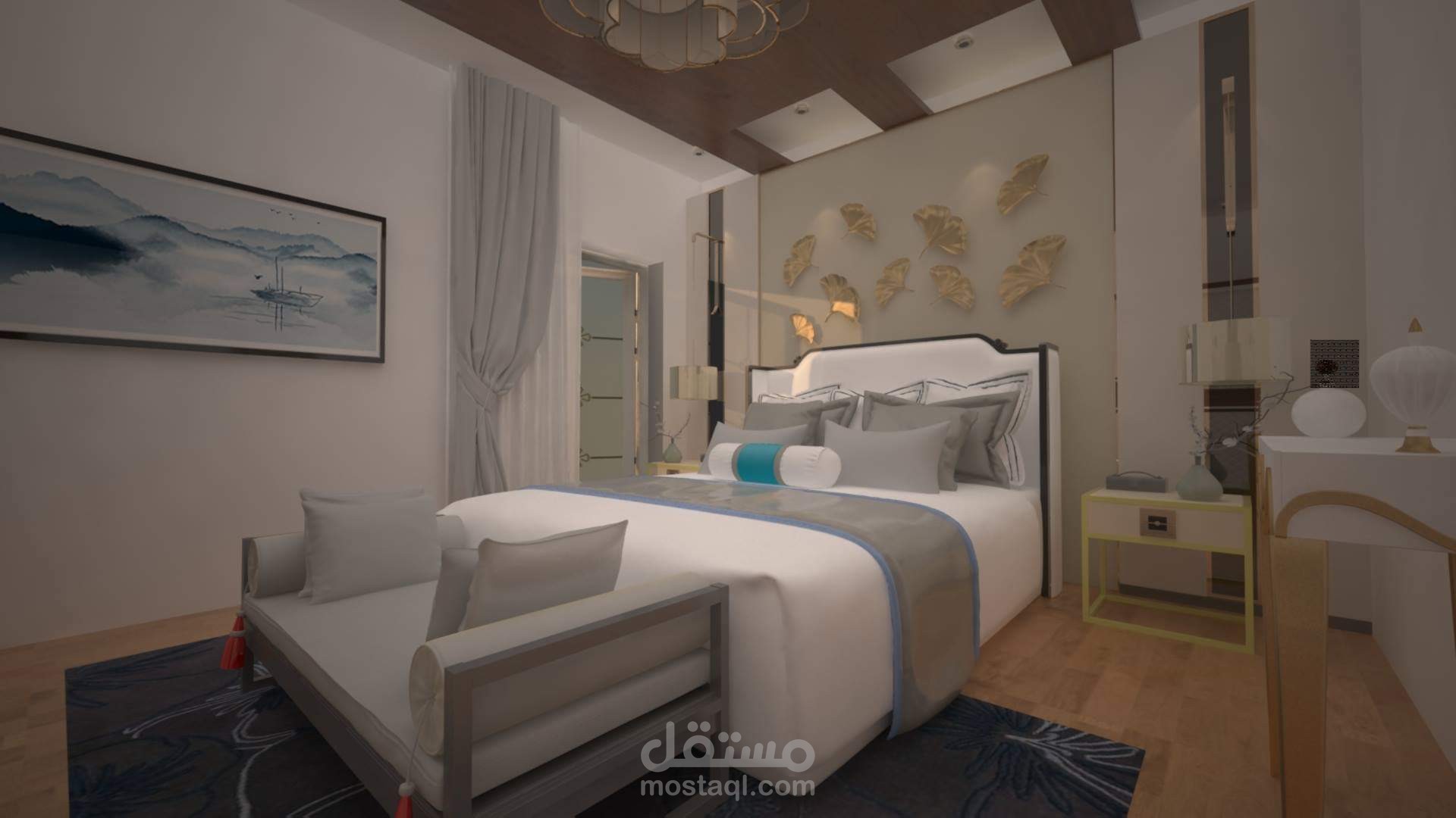 تصميم داخلي غرفة نوم