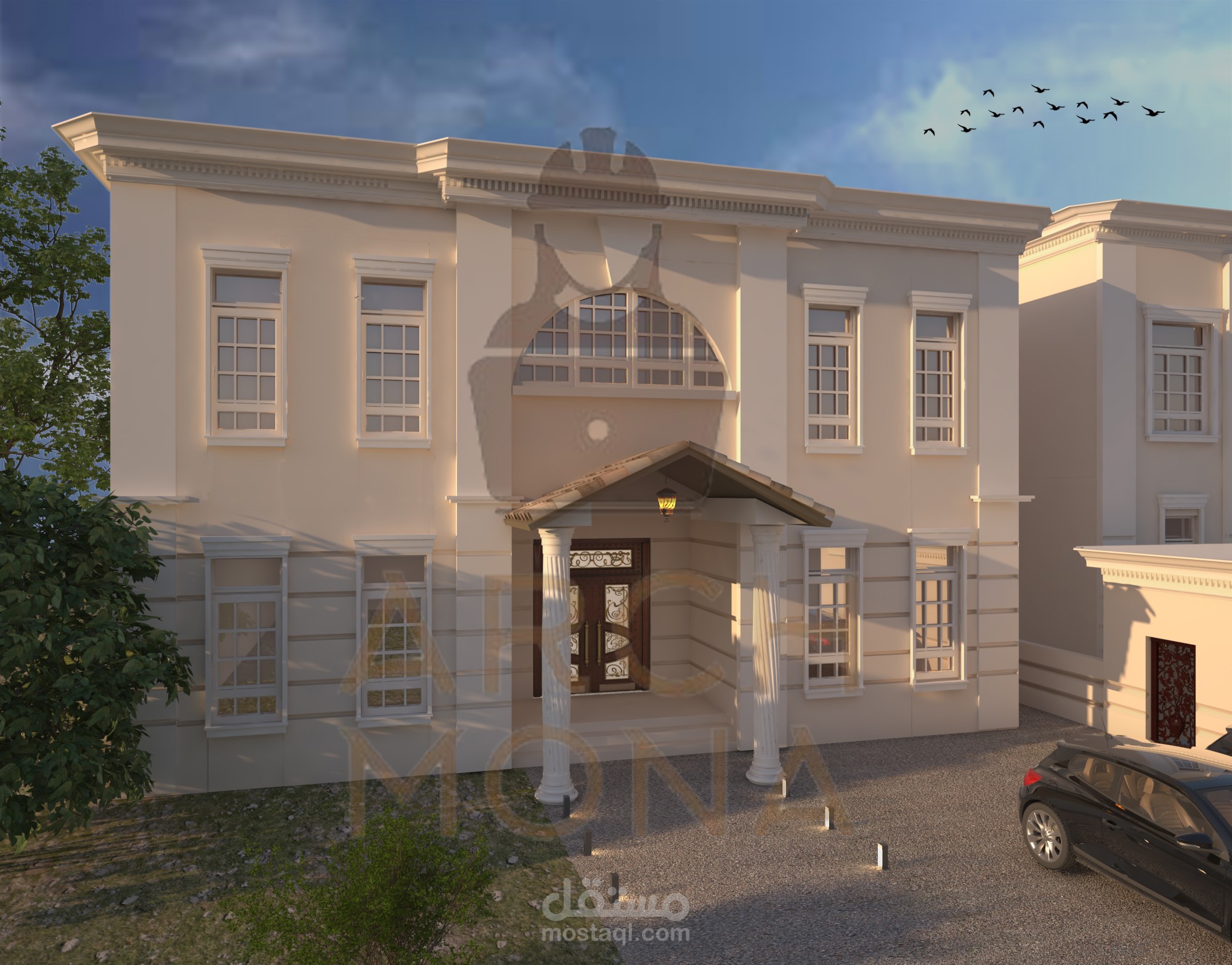 مقترحين لتصميم فيلا