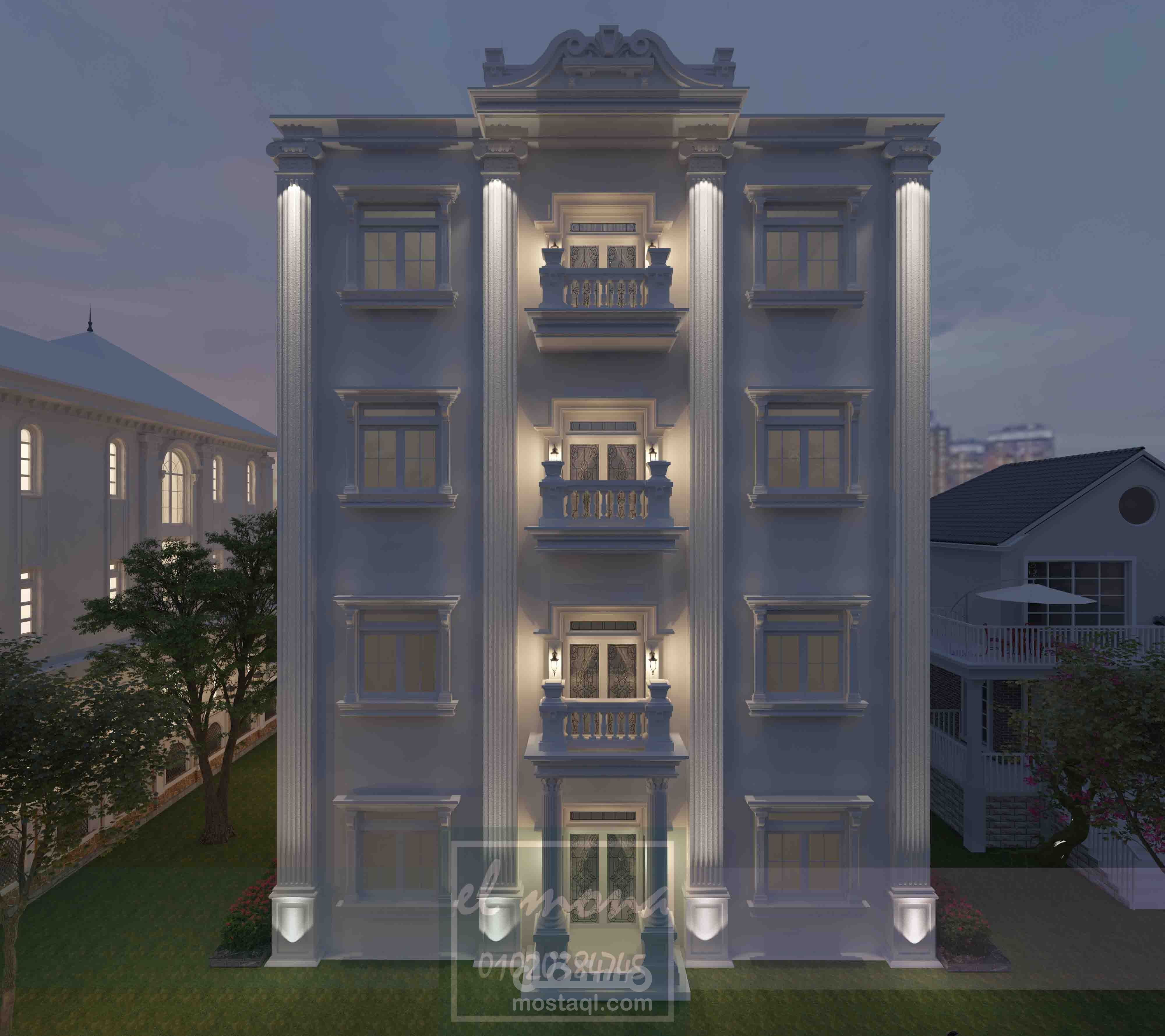 3d exterior house