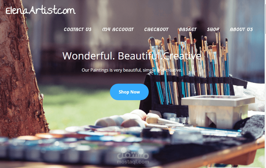 متجر الكتروني لبيع اللوحات