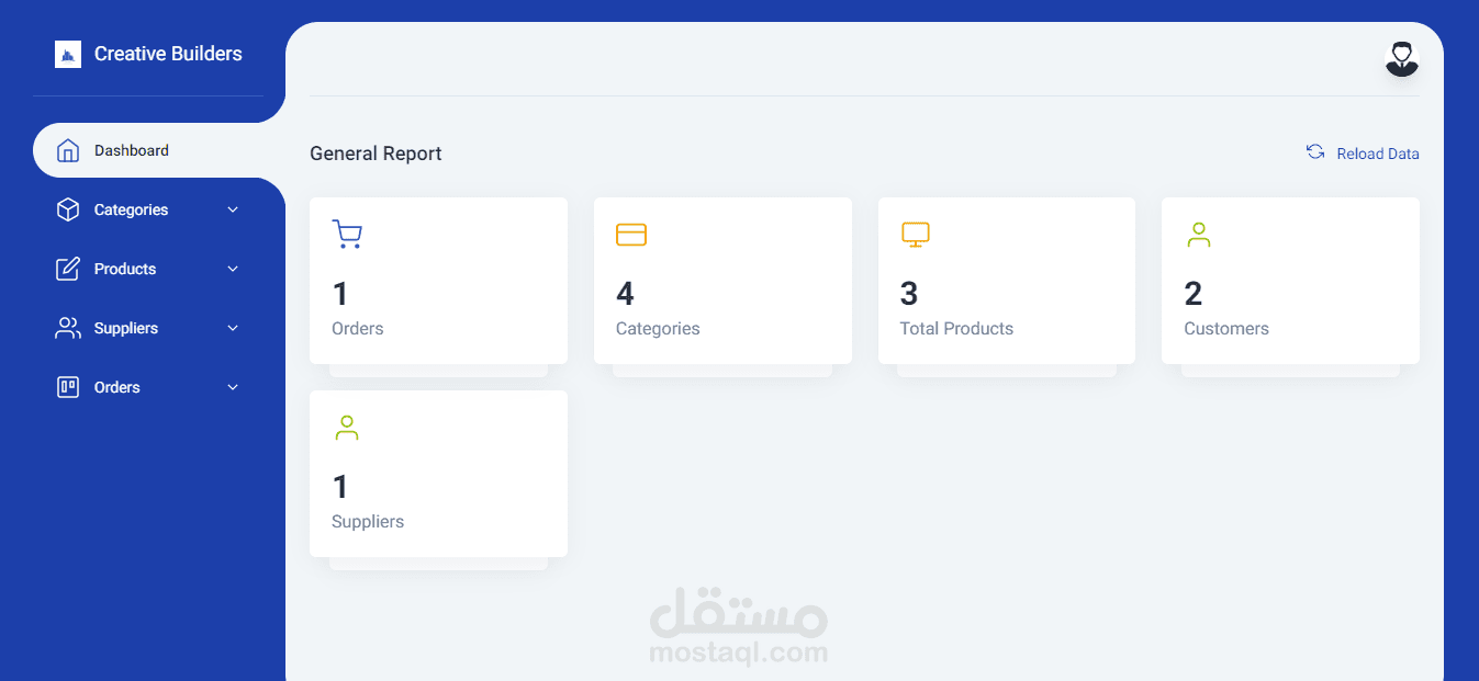 (Creative Builders ( Ecommerce Website