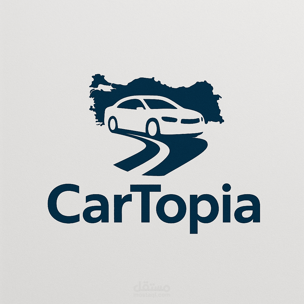 شعار "carTopia"العصري