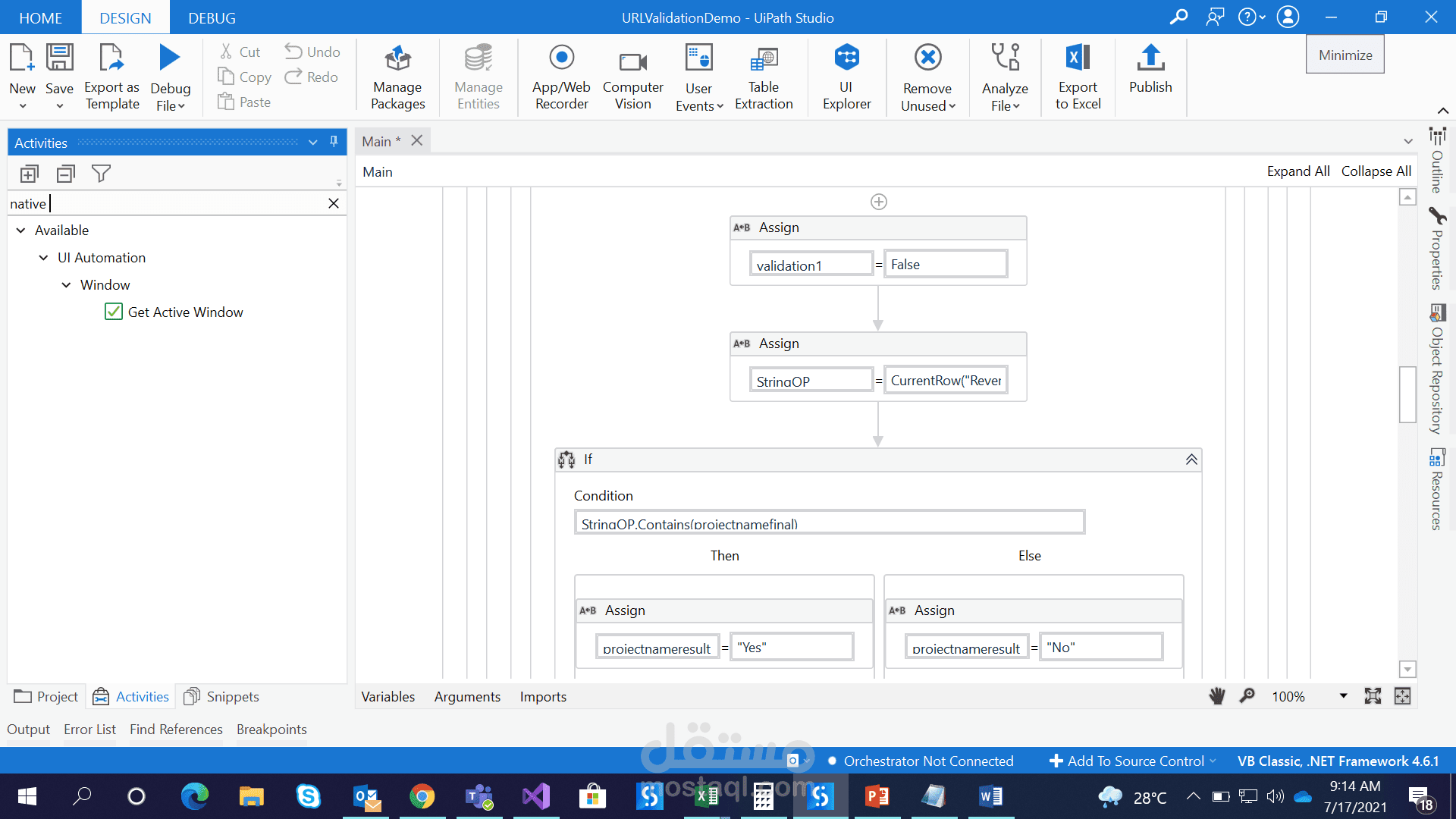 إنشاء روبوت UiPath لأتمتة أعمالك المتكررة