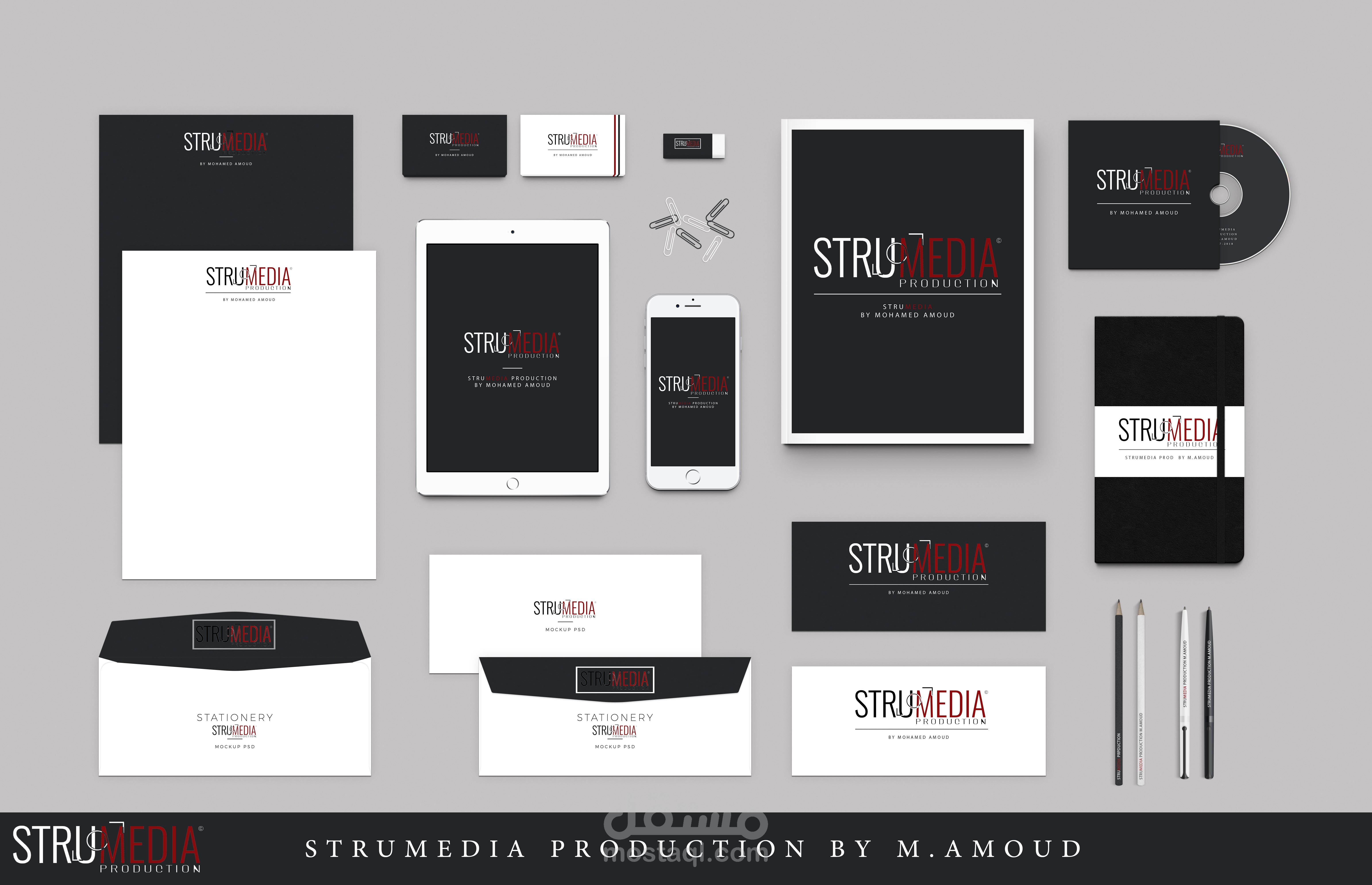 تصميم للهويات البصرية للشركات  (MockUp)