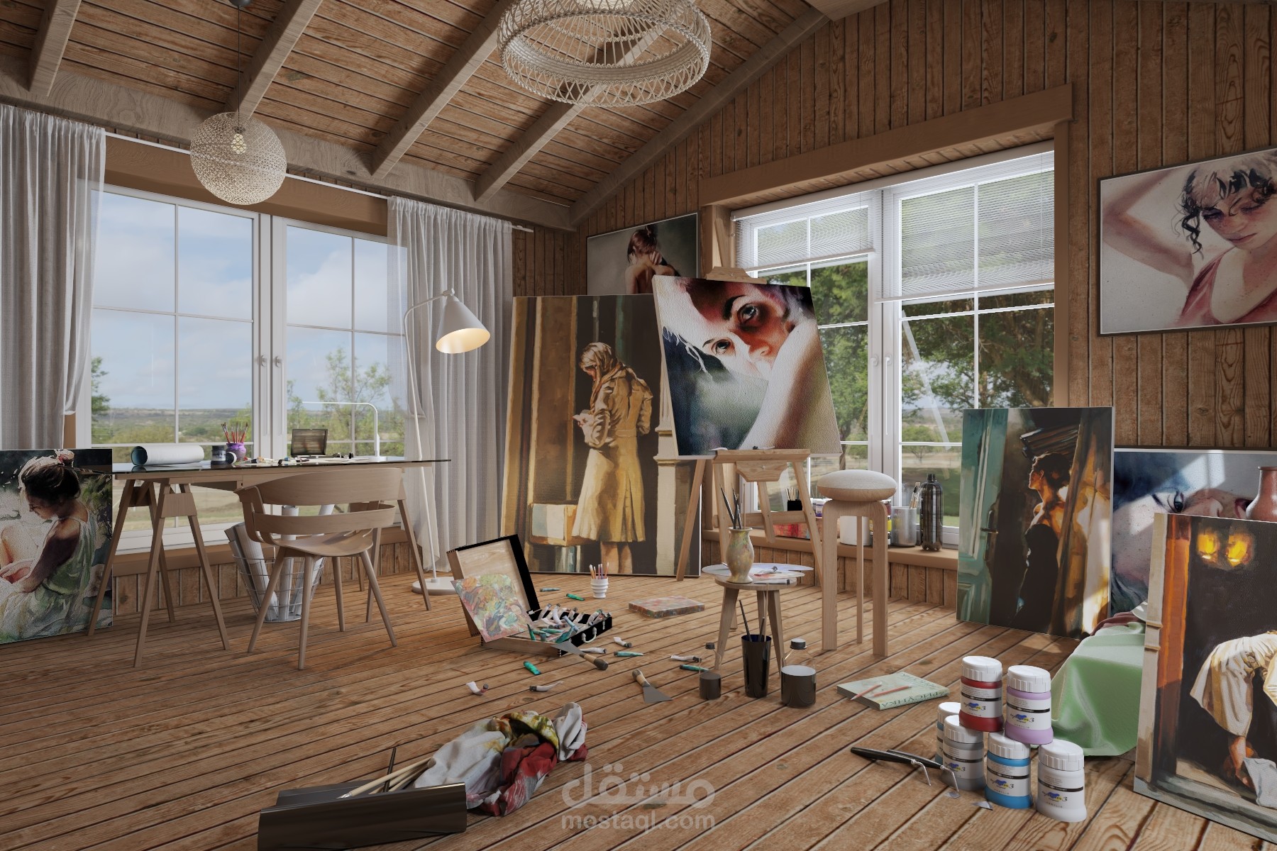 Art studio