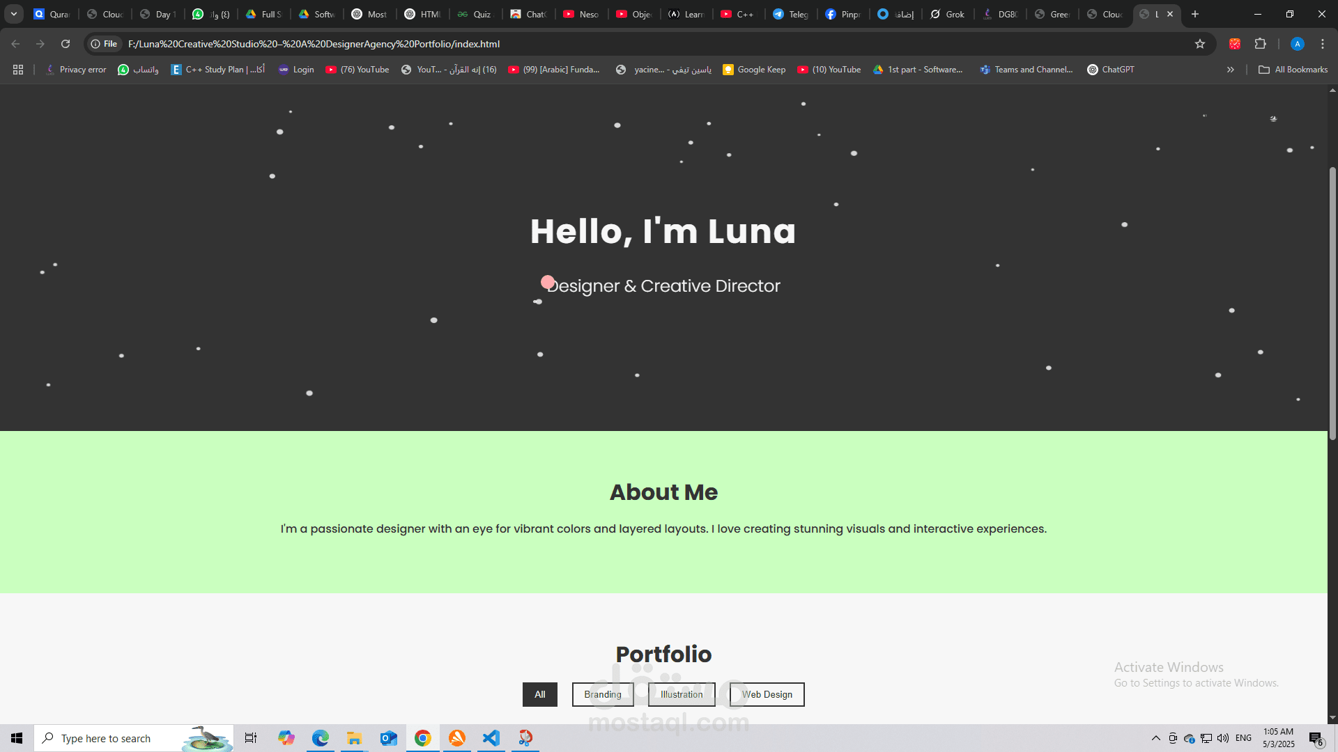 Luna Creative Studio – A Designer/Agency Portfolio