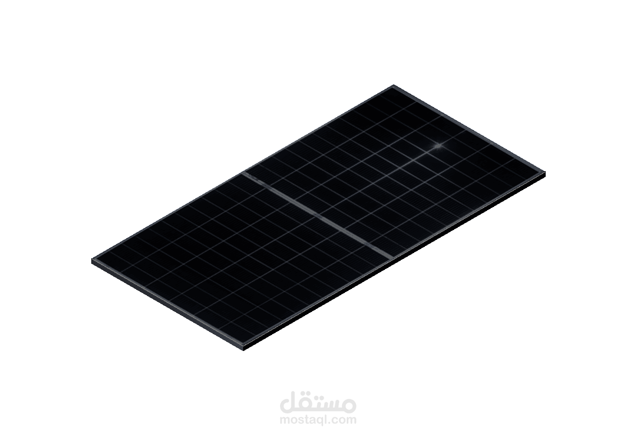 تصميم الهيكل المعدني الحامل لخلايا الطاقة الشمسية