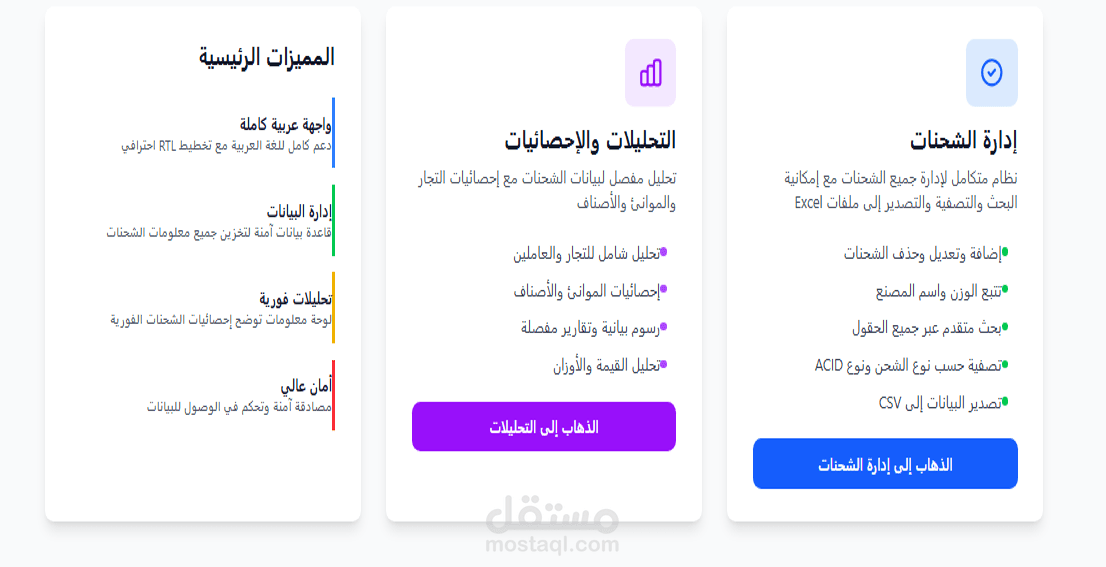 واجهة موقع ويب متكاملة باستخدام Front-End Technologies