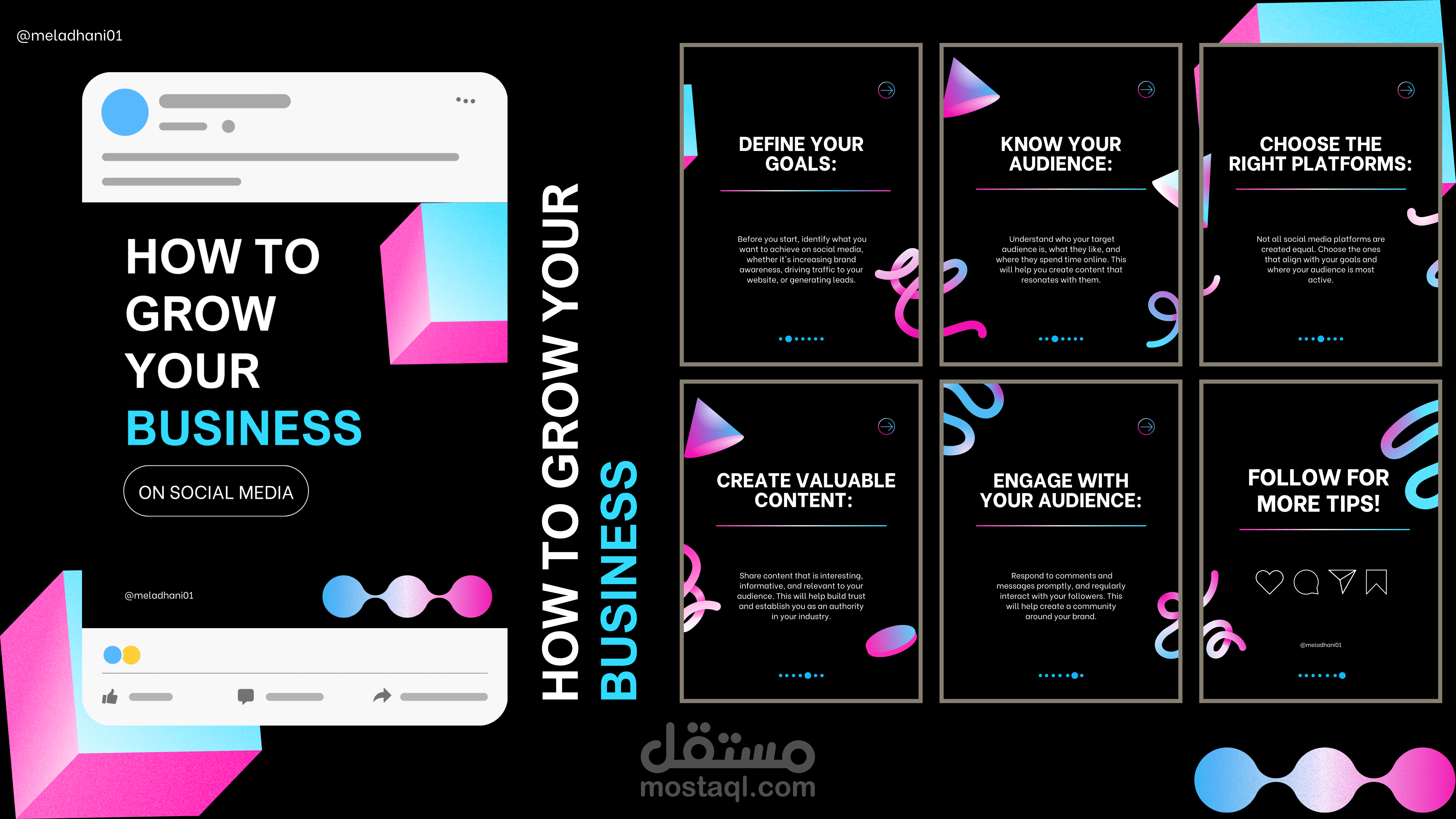 create custom, professional social media templates