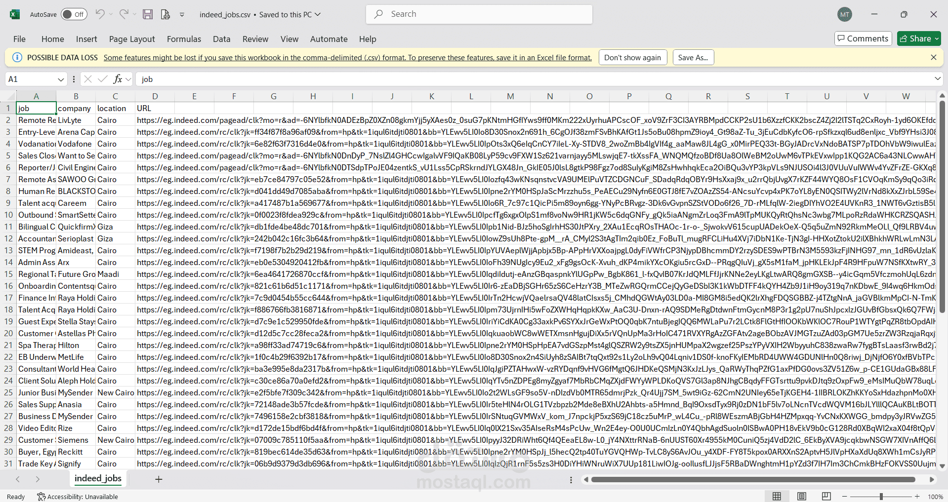 scrap jobs from indeed
