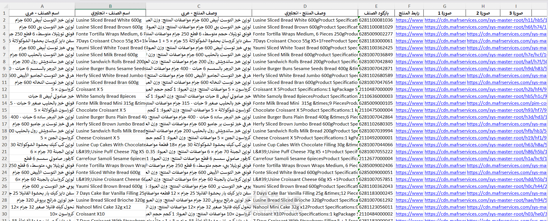 جمع 16 الف منتج من متاجر سعوديه لاحد العملاء