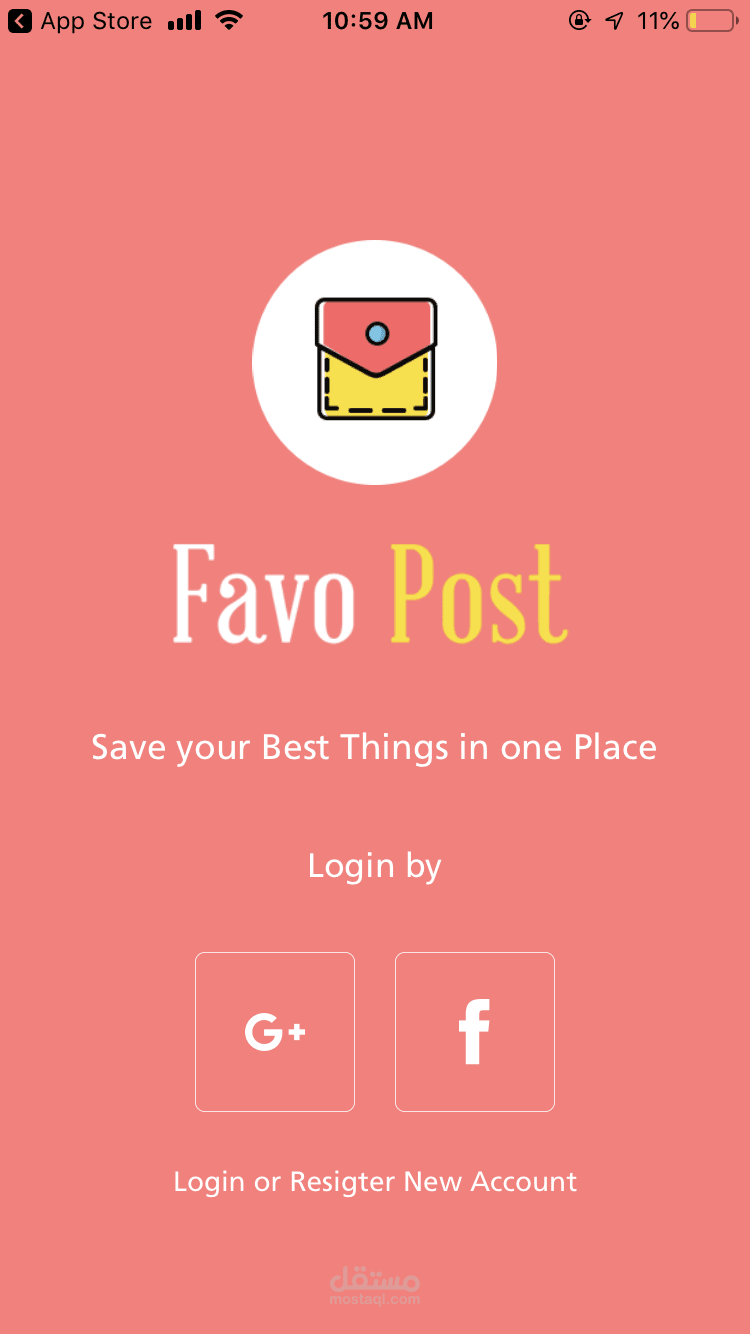 Fav Post لحفظ بوستات الانيستا وتوتير ويوتيوب