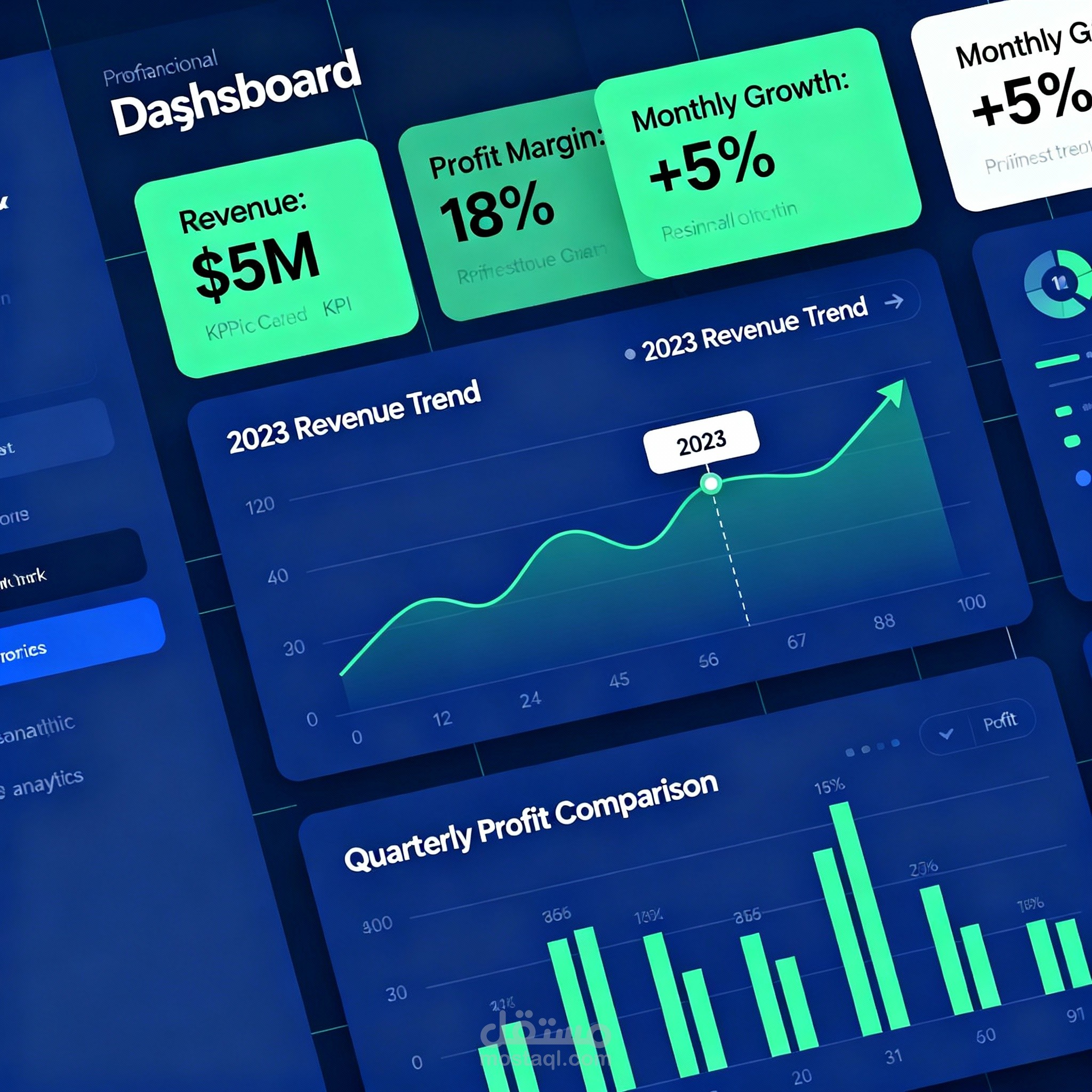 Financial Performance Dashboard - Monthly Revenue & Expense Analysis