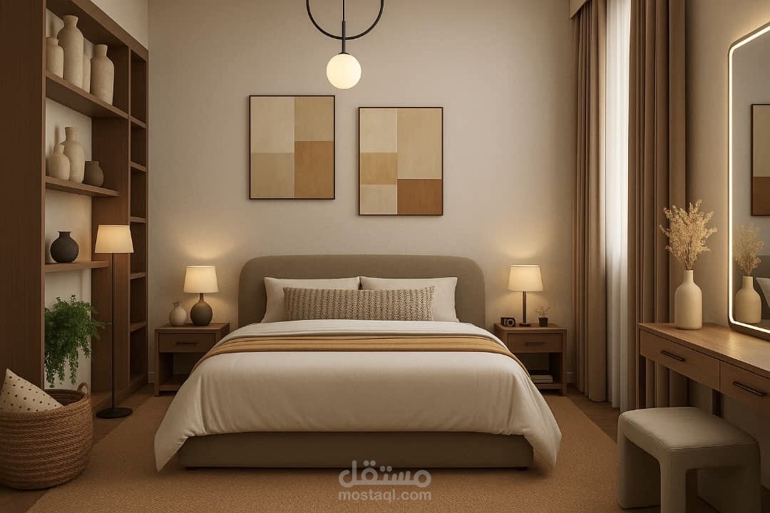 غرفة نوم | Modern bedroom