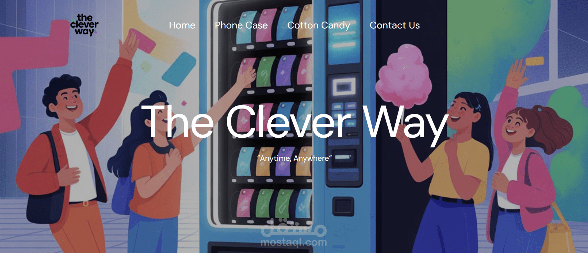 تصميم موقع ماكينات Vending Machine ذكية في الولايات المتحدة الامريكية