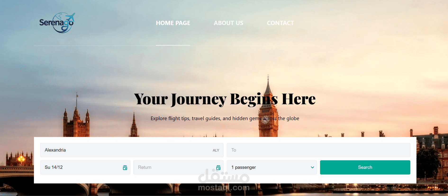 تصميم موقع سفر لعرض رحلات الطيران والوجهات السياحية وتحقيق الربح عبر Affiliate Marketing