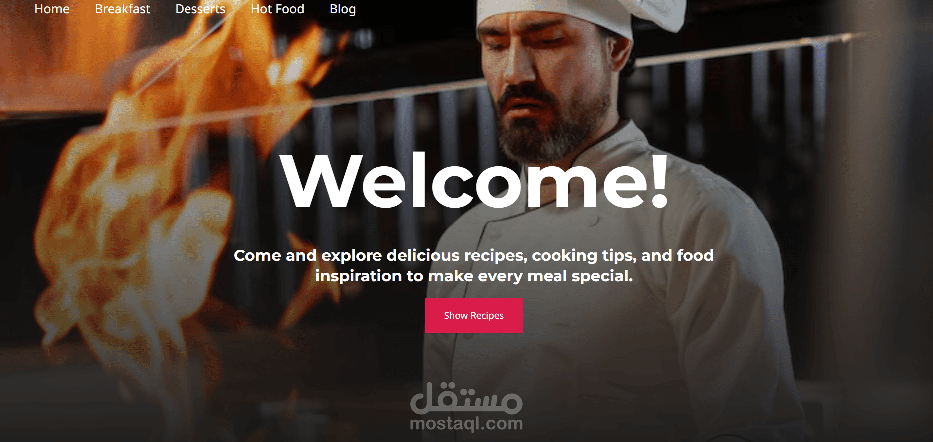 موقع مدونة ووصفات طهي