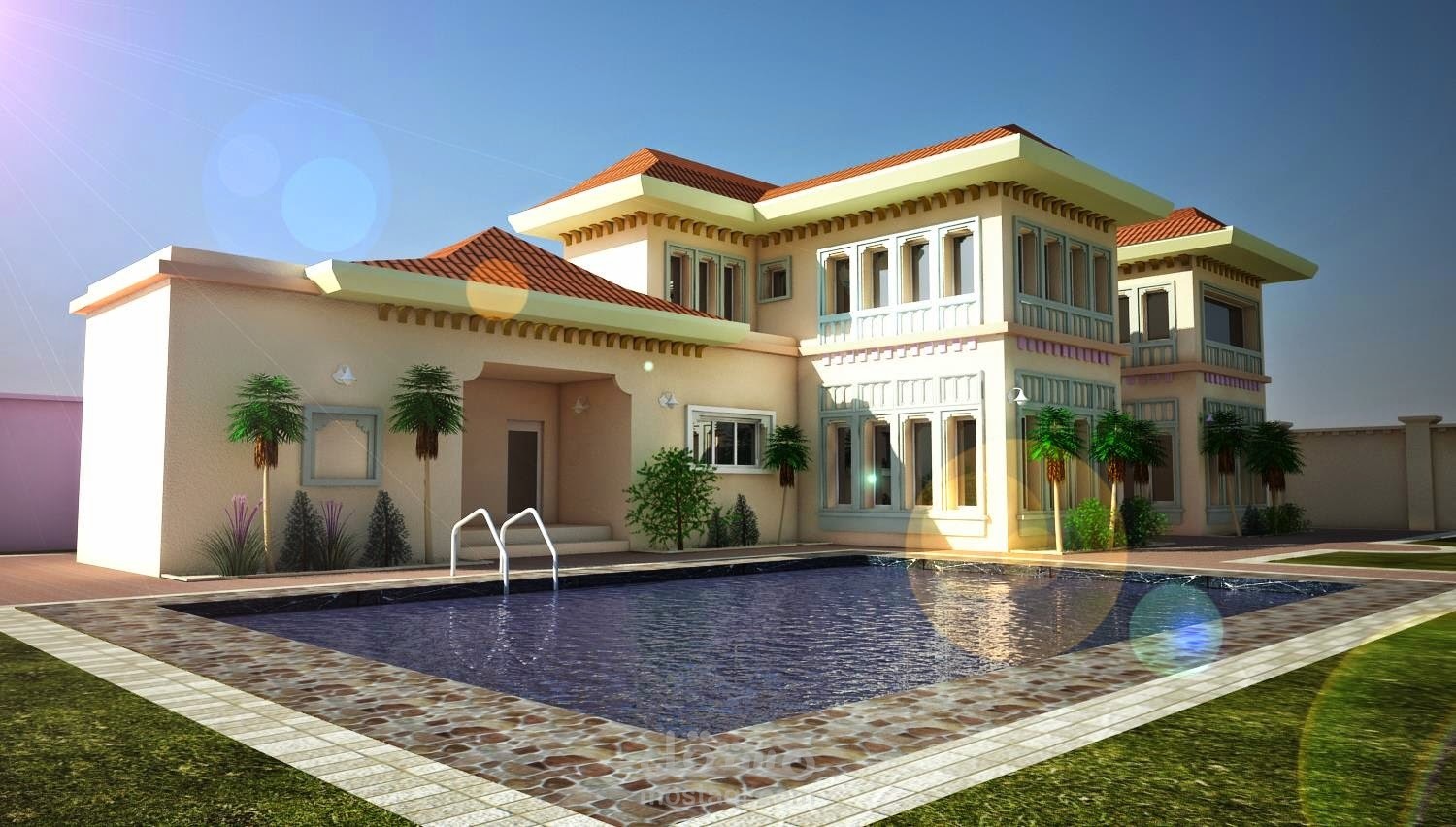 تصميم خارجي لفيلا
