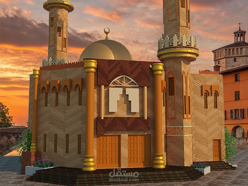 تصميم مسجد