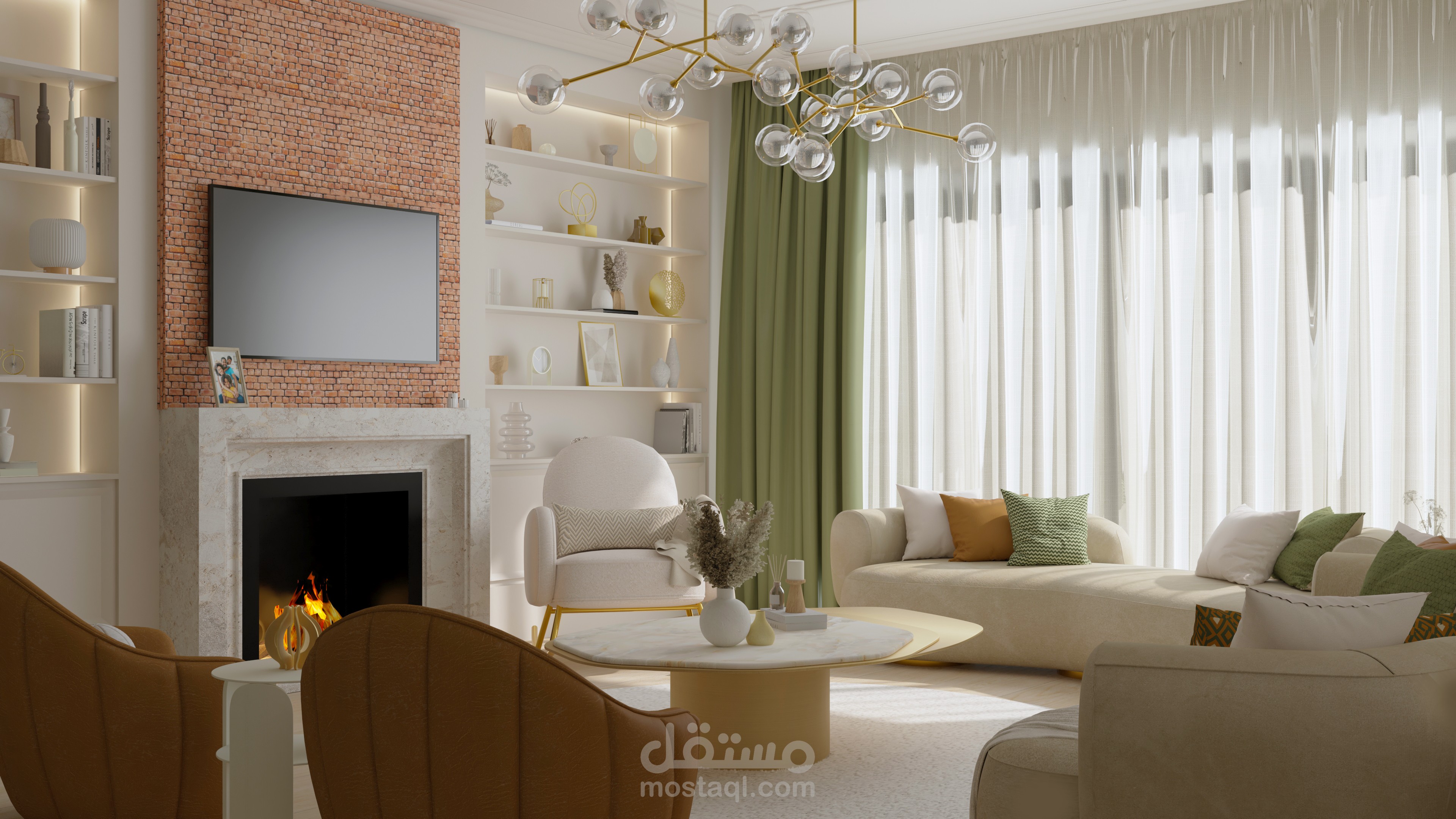 غرفة معيشة modern