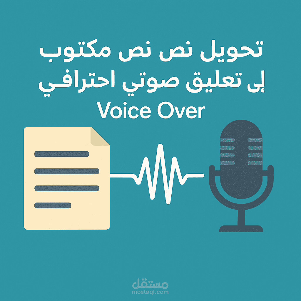 تحويل النصوص إلى صوت باللغة العربية والإنجليزية