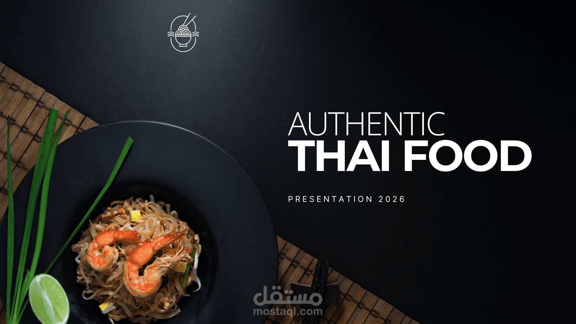 Modern Thai Food Presentation