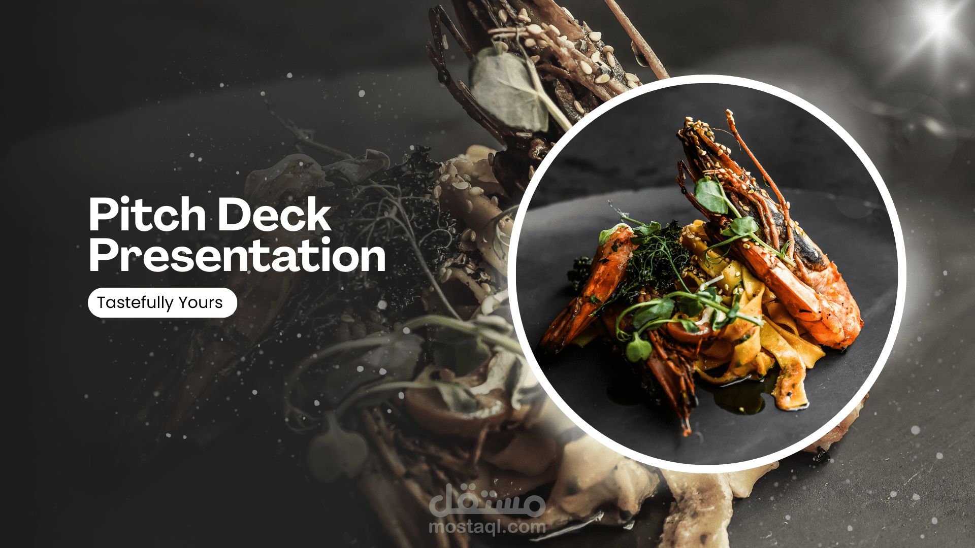 Modern Food Pitch Deck Presentation