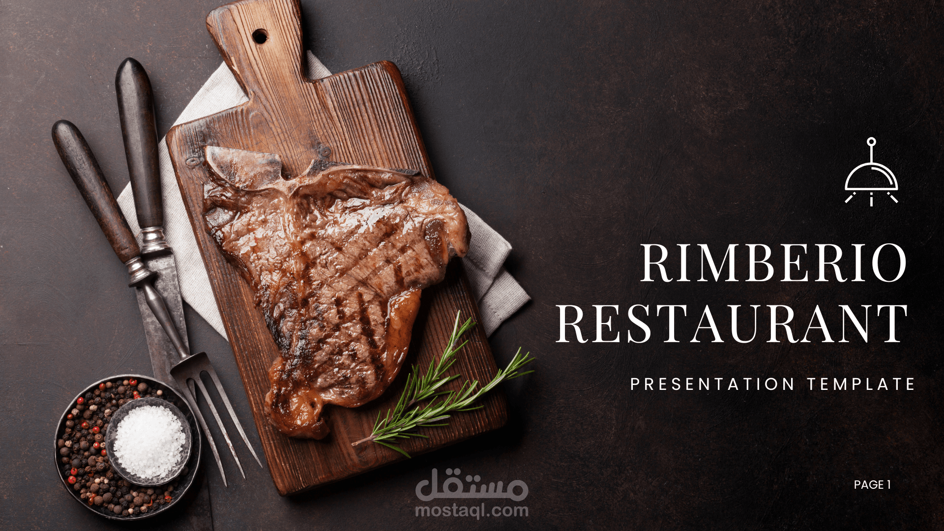 White and Gray Classy Elegant Restaurant Marketing Presentation