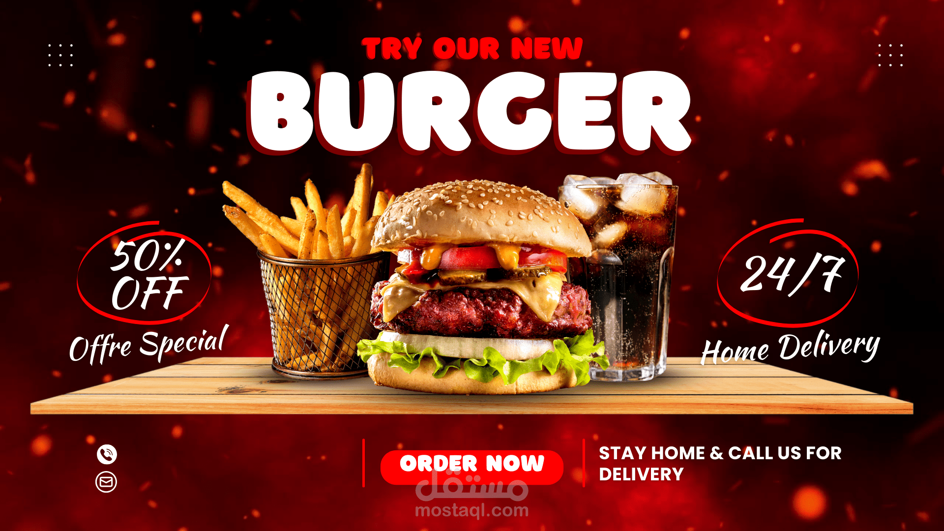 Modern Restaurant Food Menu For Fast Food Video