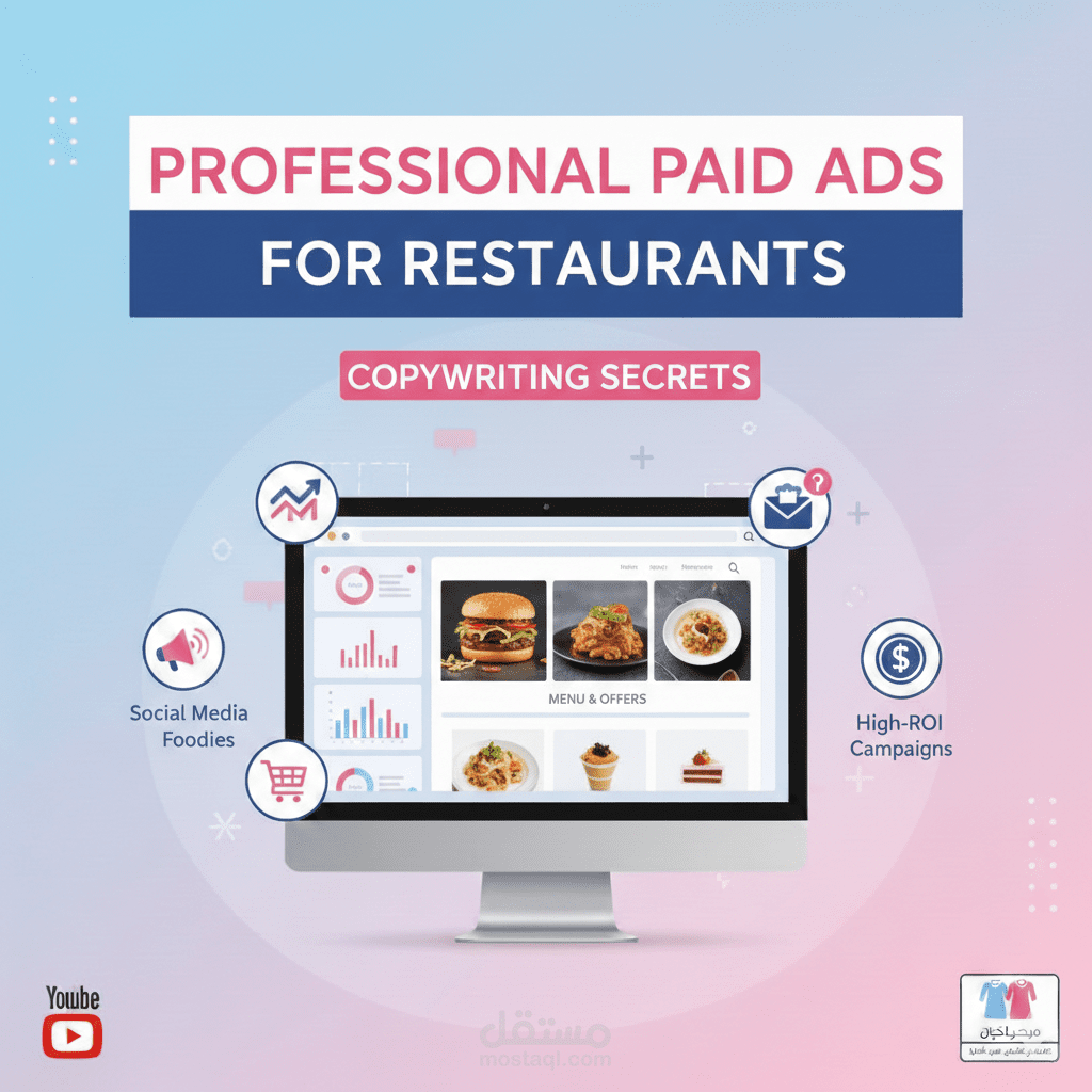 كتابة إعلانات ممولة احترافية لمطعم