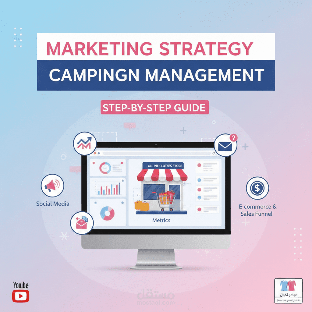 إدارة حملة تسويقية كاملة – متجر ملابس أونلاين