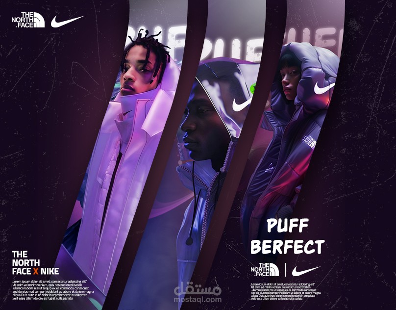 " تصميم حملة إعلانات (Nike) على وسائل التواصل الاجتماعي - تصميمات جرافيكية لزيادة تفاعل العلامة التجارية "