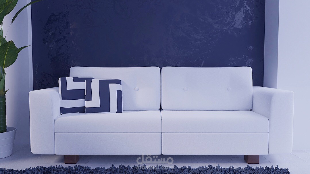 تصميم داخلي لغرفة المعيشة