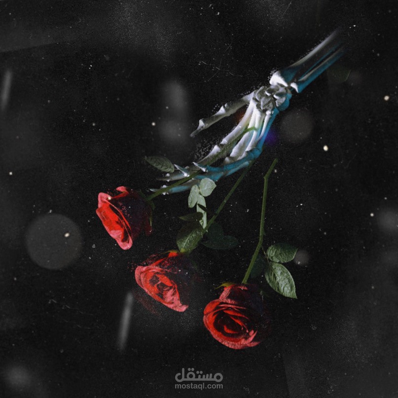 هيكل مع ورد 3D