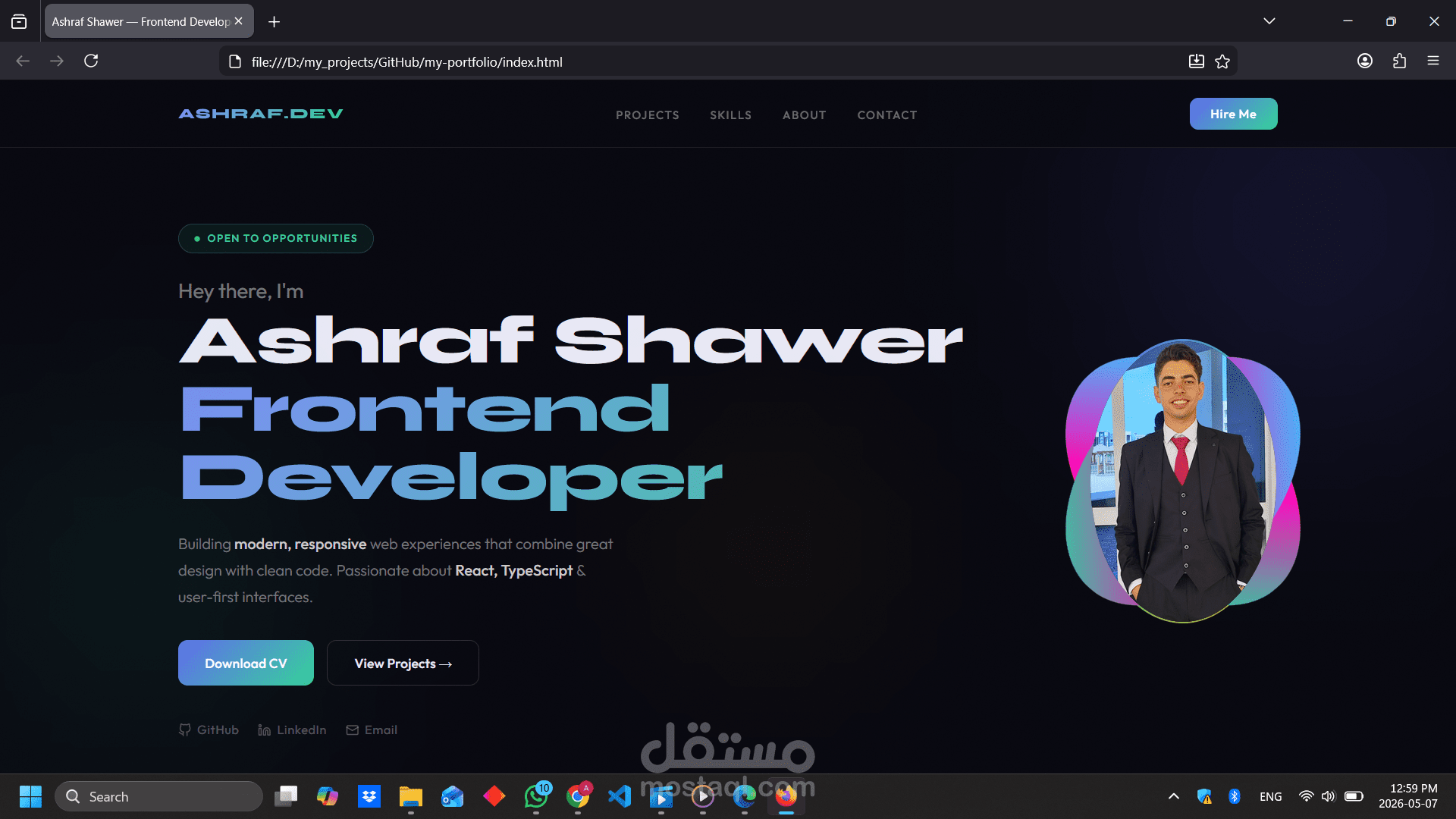 personal portfolio