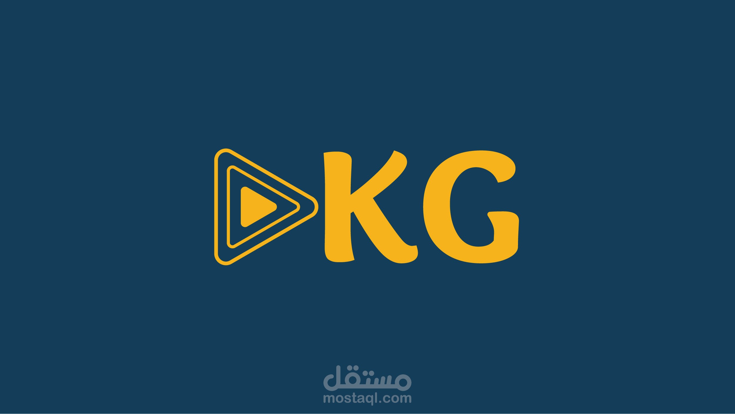 لوجو أنيميشن احترافي KG