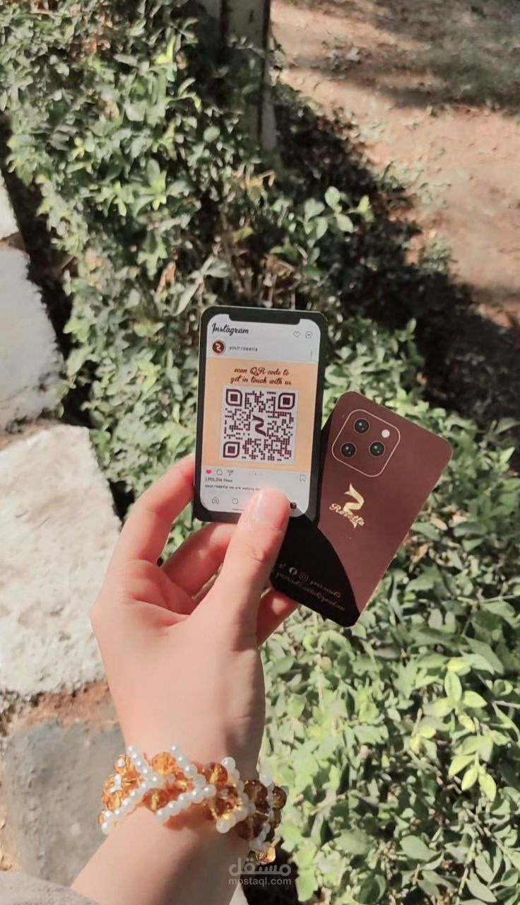 تصميم بطاقة عمل "Business card" لبرانج روزيتا