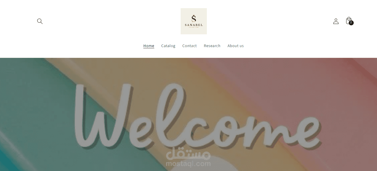 تصميم موقع إلكتروني على shopify