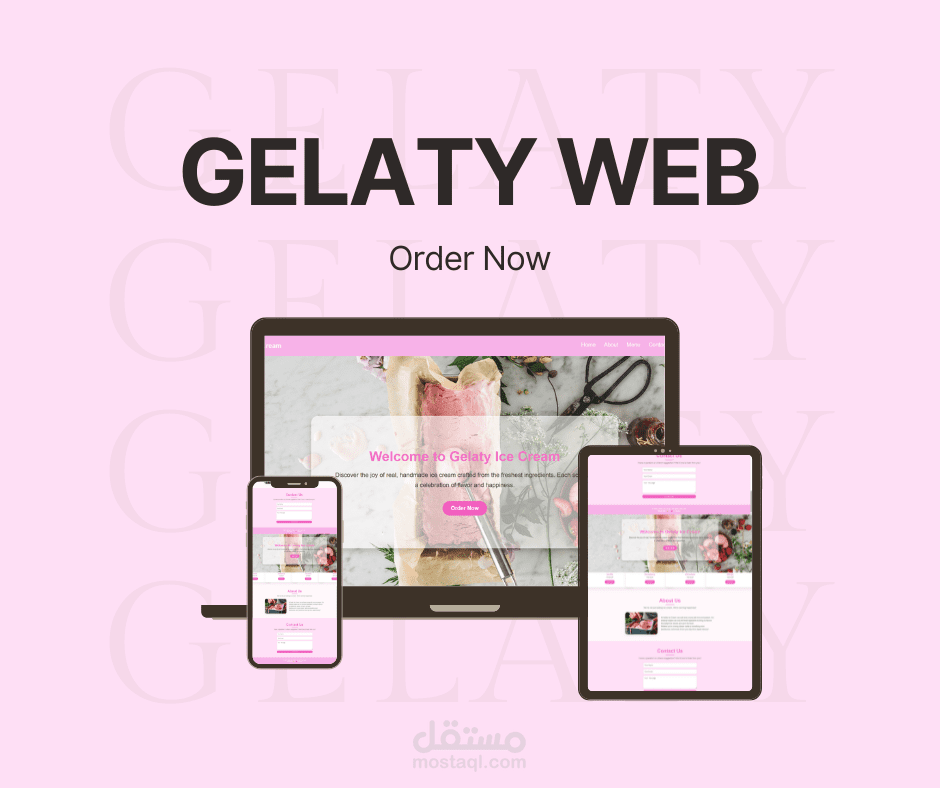 تصميم صفحة هبوط (Landing Page) احترافية بـ HTML وCSS متوافقة مع كل الأجهزة