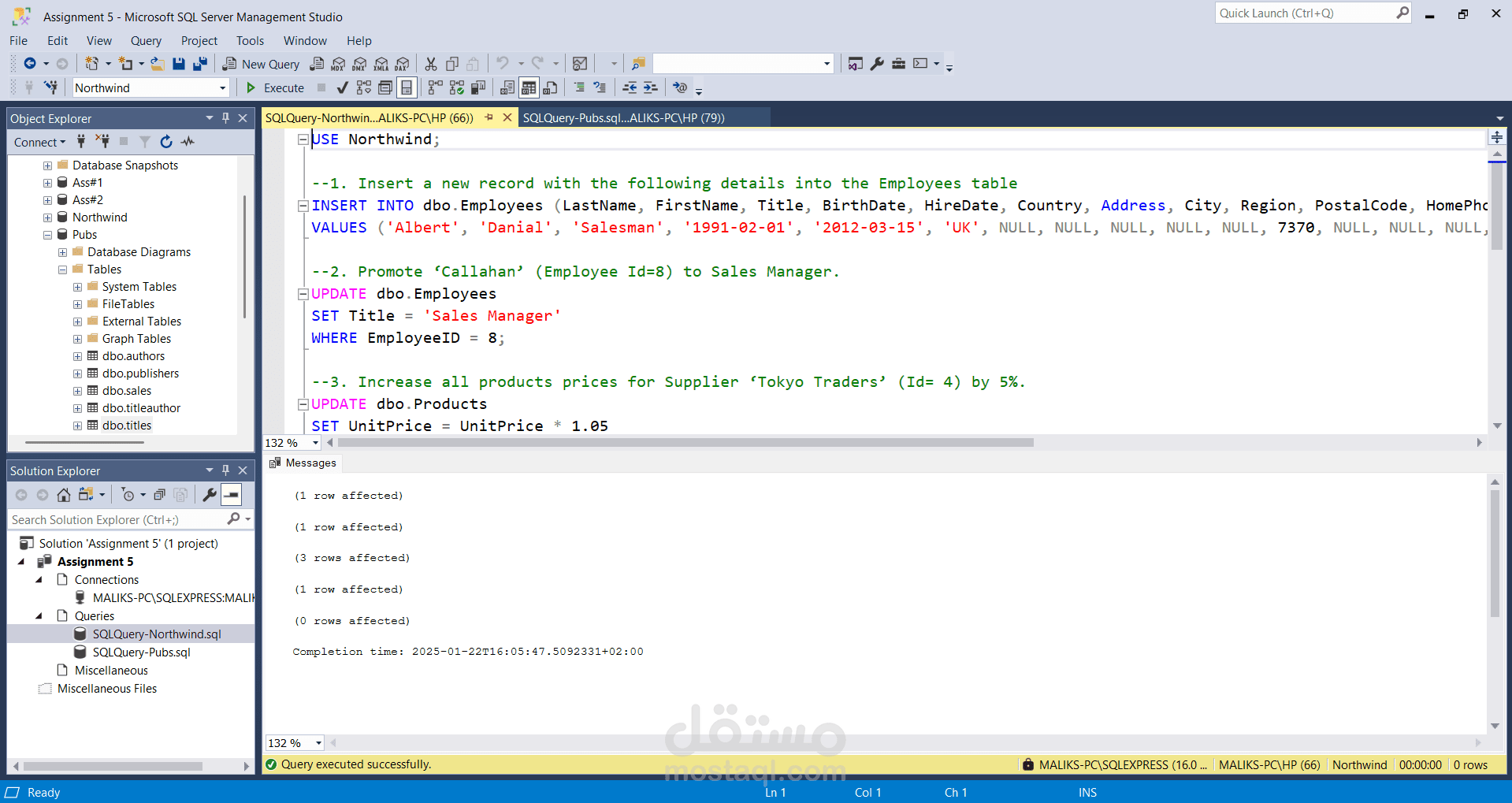 Databases (sql)