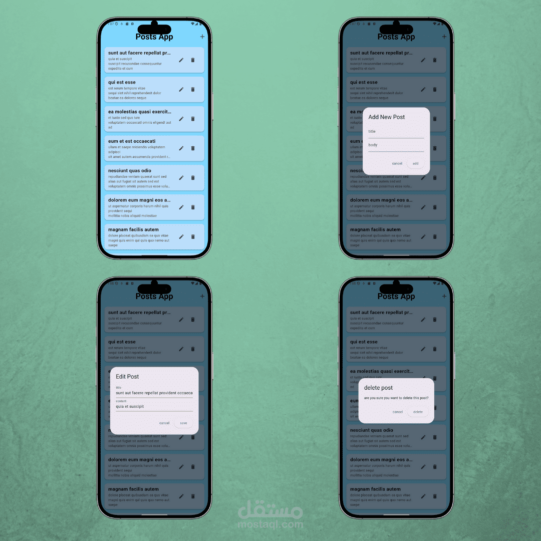 تطبيق هاتف لتدوين الملاحظات يعمل على android و ios