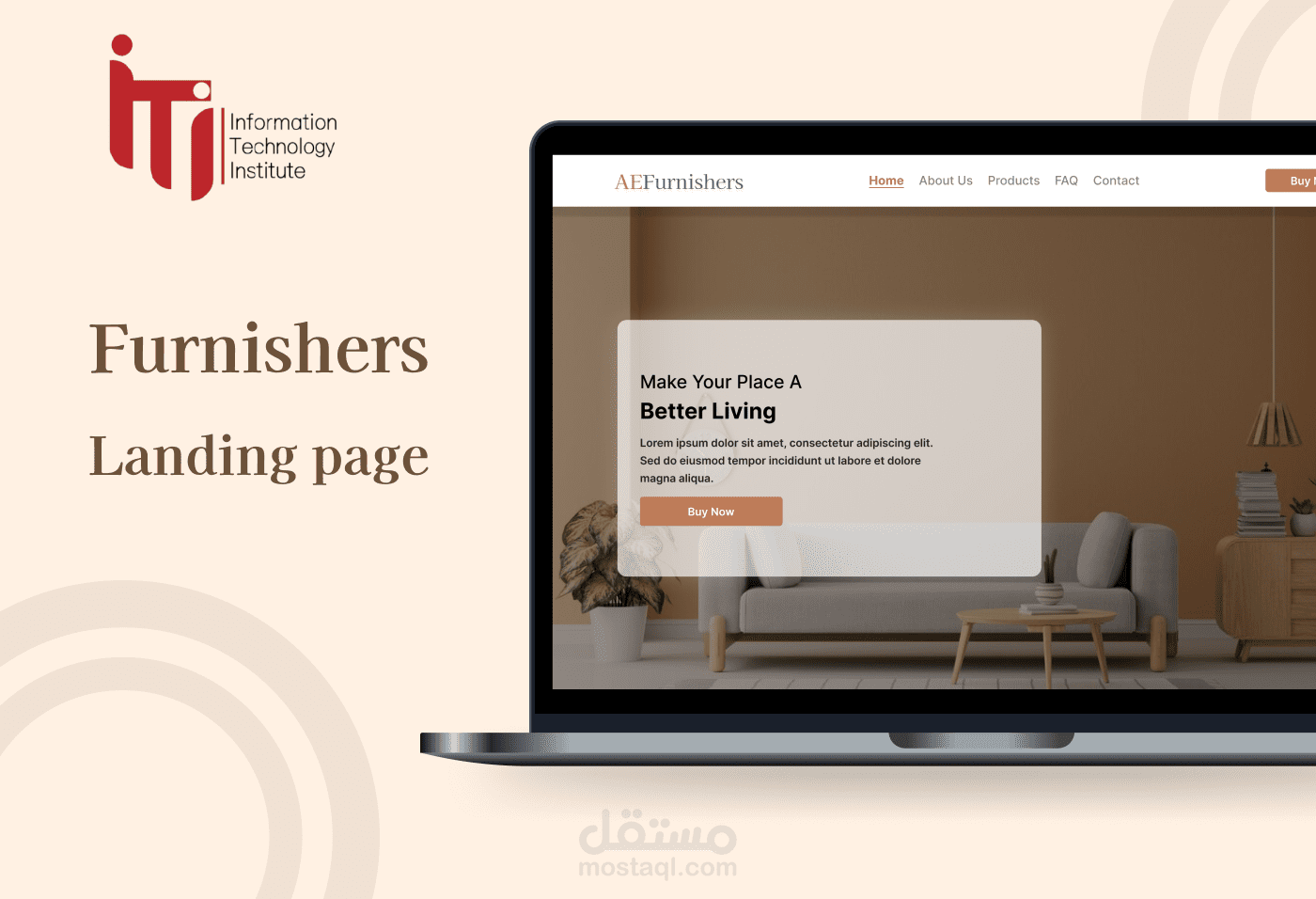furniture Landing Page (صفحه هبوط)