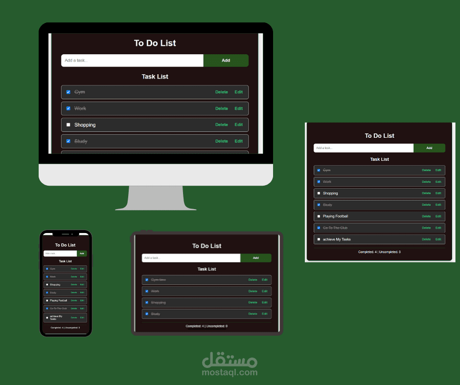 Responsive To-Do List App | TypeScript & CSS