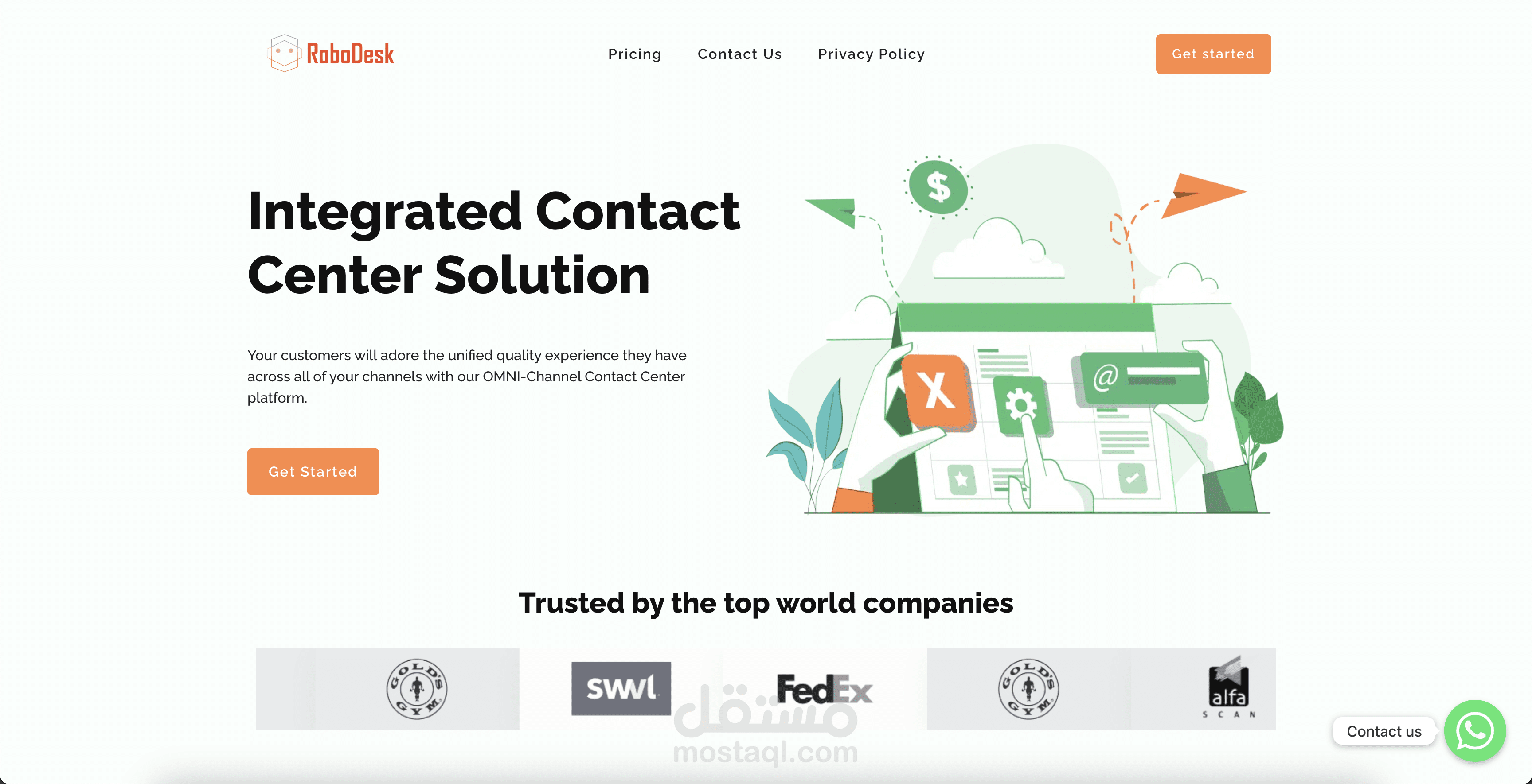 Robodesk-Integrated Contact Center Solution