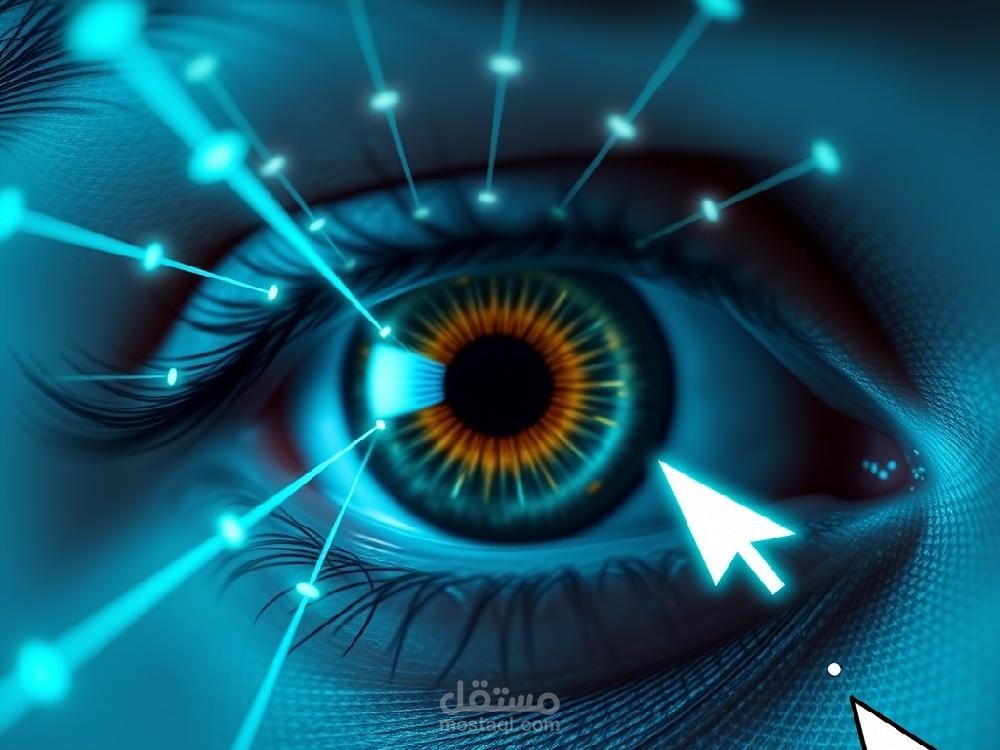 GazeController: نظام متقدم للتحكم في مؤشر الماوس باستخدام النظر