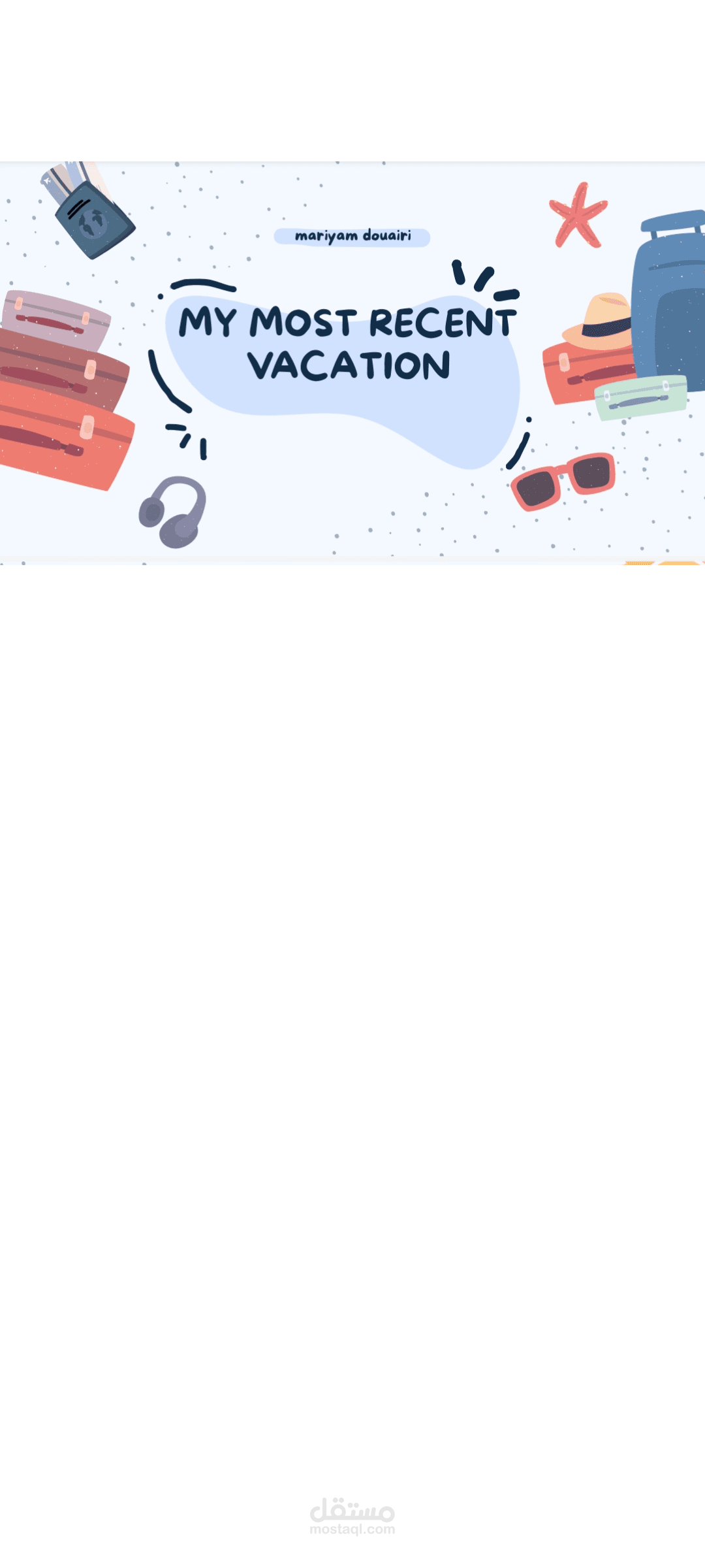 عرض تقديمي عن السفر