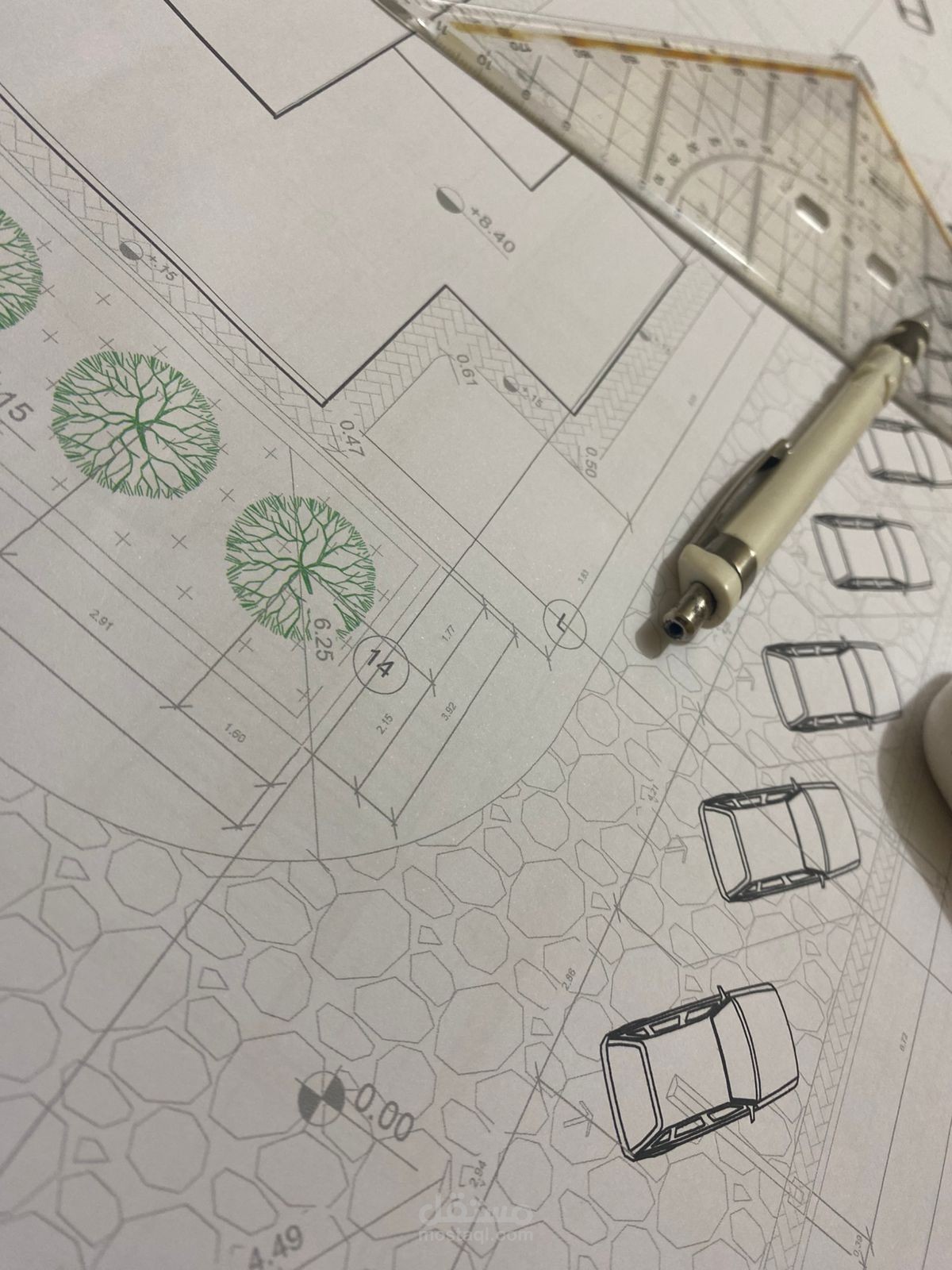 الرسومات التنفيذية لمشروع مسجد من تصميمي