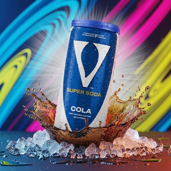 إعلان دعائي ثلاثي الأبعاد لمشروب غازي