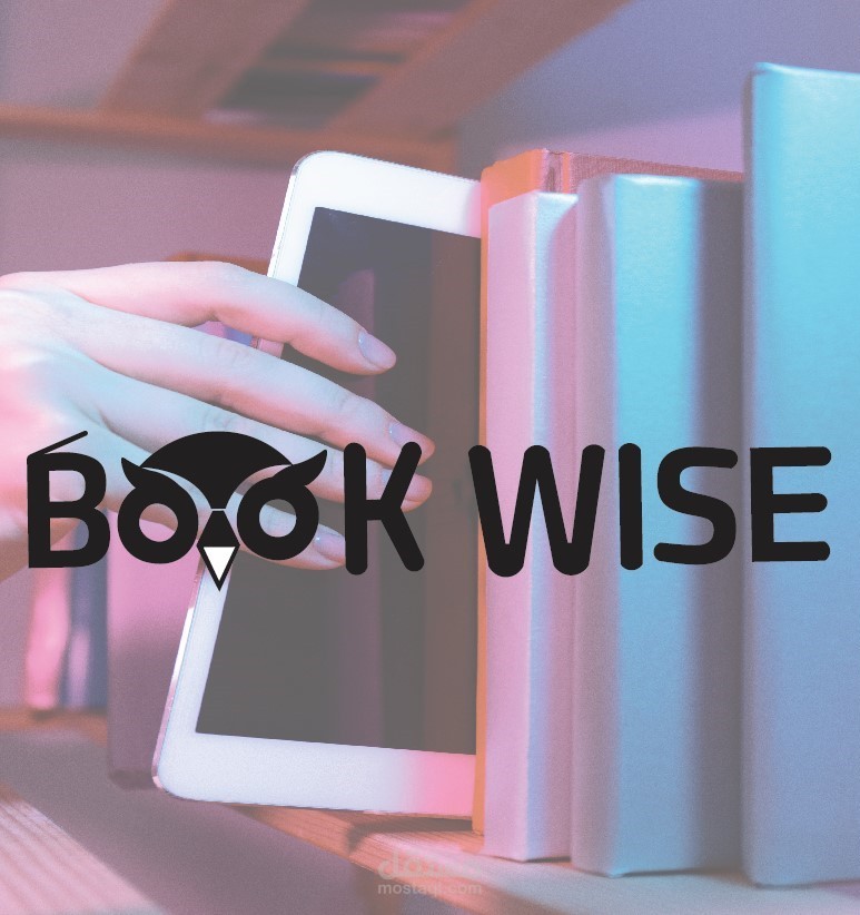 تصميم شعار وهوية بصرية لمكتبة إلكترونية | Book Wise – Logo & Visual Identity Design