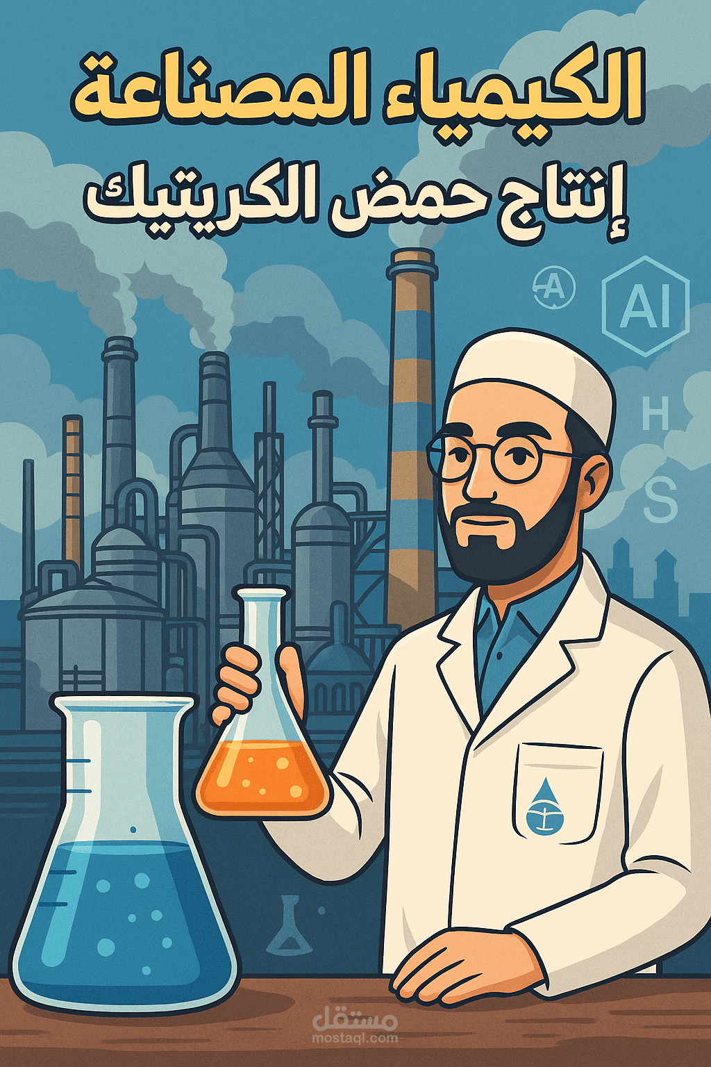 درس تعليمي احترافي في الكيمياء الصناعية – صناعة حمض الكبريتيك (PDF